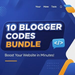 Blogger 10 Codes Bundle اكواد لتطوير موقعك